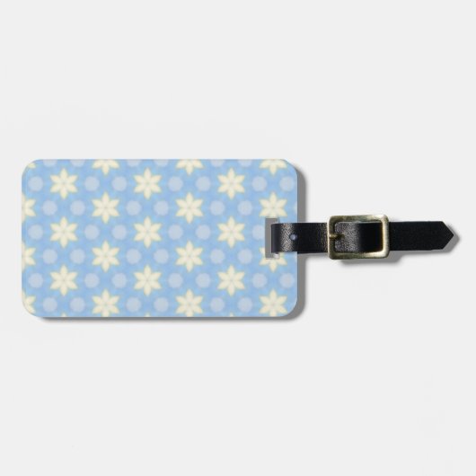 Baby Blue Luggage Tag Bagagelabel (Voorkant horizontaal)