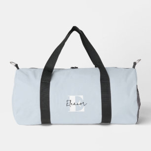 Baby Blue Modern Minimalist Monogrammed Plunjezak