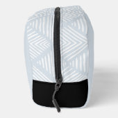 Baby Blue Modern Minimalist Monogrammed Toilettasje (Rechts)