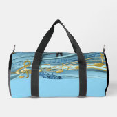  Baby Blue Musical Notes Plunjezak (Achterkant)