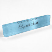 Baby Blue Nepfolie Naambordje