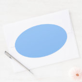 Baby Blue Oval Sticker (Envelop)