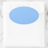 Baby Blue Oval Sticker (Tas)