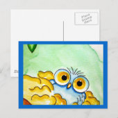 BABY BLUE OWL 1 BRIEFKAART (Voorkant / Achterkant)