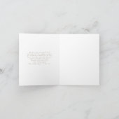 Baby Blue Pampas Grass Giraffe Baby shower Bedankkaart (Binnen)