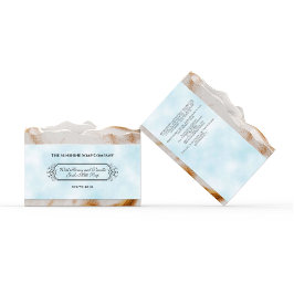 Baby Blue Parchment Paper Style Soap Band - 2
