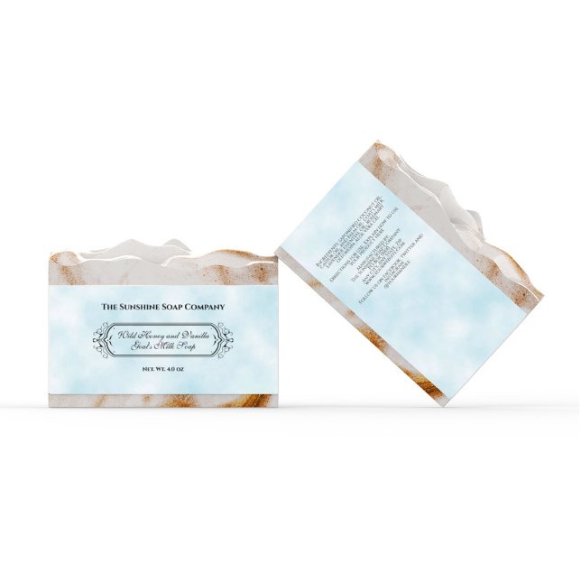 Baby Blue Parchment Paper Style Soap Band - 2 (Creator heeft geüpload)