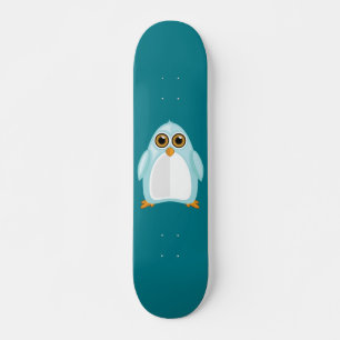 Baby Blue Penguin Persoonlijk Skateboard