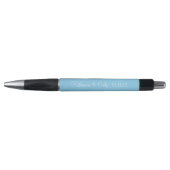 Baby Blue Personalized Weddenschappen Pen (Voorkant)