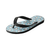 Baby Blue Pinguïn Patroon Kinder Teenslippers (Schuin)