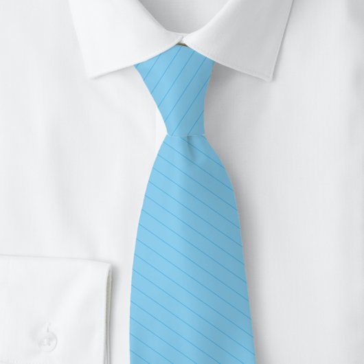 Baby Blue Pinstripes Stropdas
