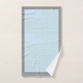 Baby Blue Polka Dot Bad Handdoek (Handdoek)