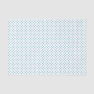 Baby Blue Polka Dot Tissue Paper Tissuepapier