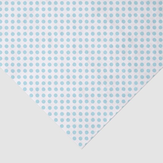 Baby Blue Polka Dot Tissue Paper Tissuepapier (Detail)