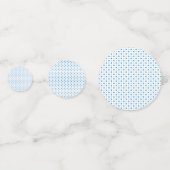 Baby Blue Polka Dots Confetti (Achterkanten)