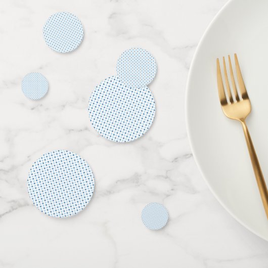 Baby Blue Polka Dots Confetti (Groep)