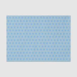 Baby Blue Polka Dots DIY Achtergrondkleuren Tissuepapier