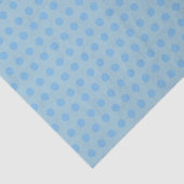 Baby Blue Polka Dots | DIY Achtergrondkleuren Tissuepapier (Detail)