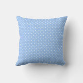 Baby Blue Polka Dots Kussen (Achterkant)