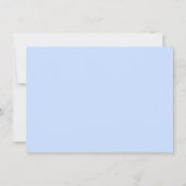 Baby Blue Prins Doop Kaart (Achterkant)