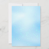 Baby Blue Quinceanera Kaart (Achterkant)