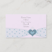 Baby Blue Ribbon Boutique Visitekaartje (Achterkant)