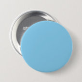Baby Blue Ronde Button 7,6 Cm (Voorkant /achterkant)