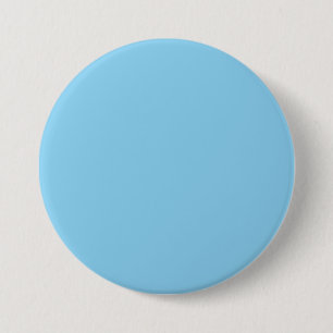 Baby Blue Ronde Button 7,6 Cm