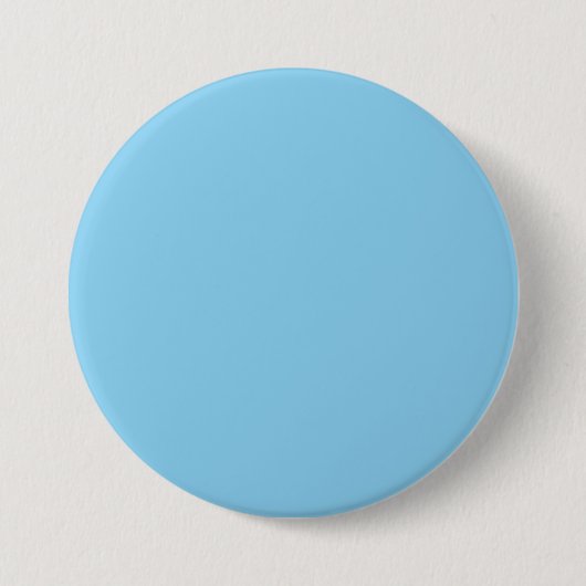Baby Blue Ronde Button 7,6 Cm (Voorkant)