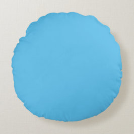Baby Blue Ronde Worpkussen (16") Rond Kussen