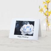 Baby Blue Roos Kaart (Gele Bloem)