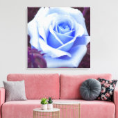Baby Blue Roos verpakt Canvas Print (Insitu (Woonkamer))