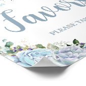 Baby Blue Rozen Prinses Pompoen Kar Favorieten Poster (Hoek)