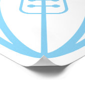 Baby Blue Rugby Poster (Hoek)