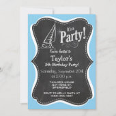 Baby Blue Sailing Kaart (Voorkant)