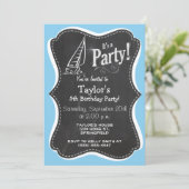 Baby Blue Sailing Kaart (Staand voorkant)