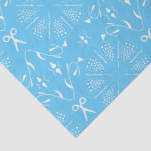 Baby Blue Seing Tissuepapier (Detail)