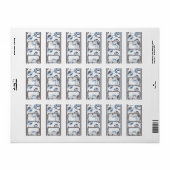 Baby Blue Shower Hersheys Miniatuur Snoep bar Wrap Etiket (Full Sheet)