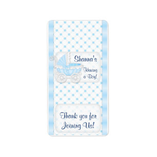 Baby Blue Shower Hersheys Miniatuur Snoep bar Wrap Etiket