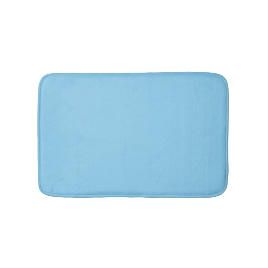 Baby Blue Sky Solid Kleur Badmat (Voorkant)