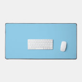 Baby Blue Sky Solid Kleur Bureaumat (Keyboard & Muis)