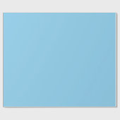 Baby Blue Sky Solid Kleur Cadeaupapier (Vlak)