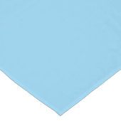Baby Blue Sky Solid Kleur Korte Tafelloper (Hoek)
