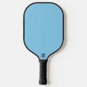 Baby Blue Sky Solid Kleur Pickleball Paddle (Achterkant)