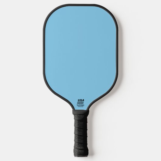 Baby Blue Sky Solid Kleur Pickleball Paddle (Voorkant)