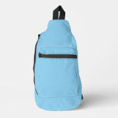 Baby Blue Sky Solid Kleur Sling Bag (Voorkant)