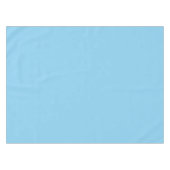 Baby Blue Sky Solid Kleur Tafelkleed (Voorkant (Horizontaal))
