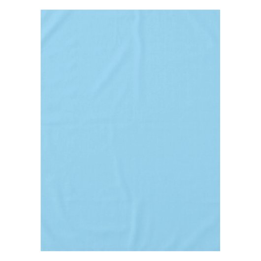 Baby Blue Sky Solid Kleur Tafelkleed (Voorkant)