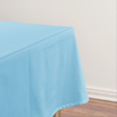 Baby Blue Sky Solid Kleur Tafelkleed (Voorbeeld)