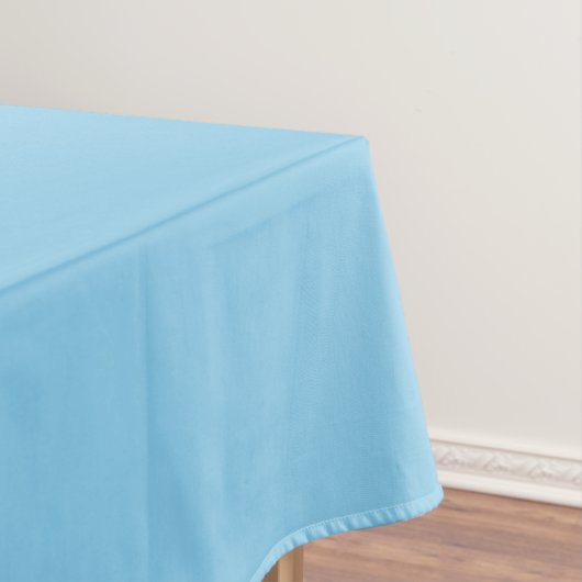 Baby Blue Sky Solid Kleur Tafelkleed (Voorbeeld)